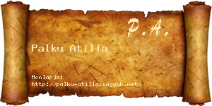 Palku Atilla névjegykártya